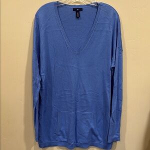 Gap Blue Tunic Sweater